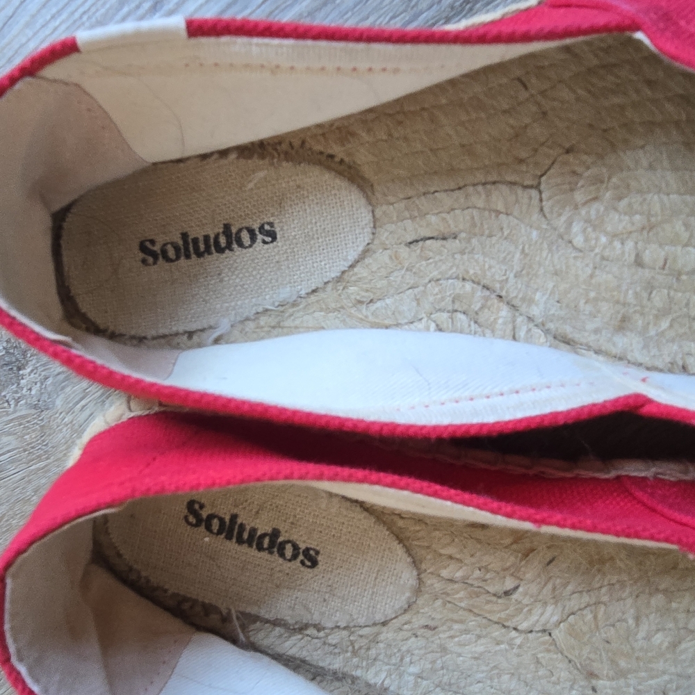 Soludos Bright Red Espadrilles for Women - Picture 6 of 7